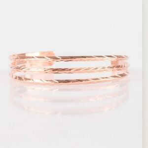 Paparazzi Twisted Copper Bracelet Set   Eastern Empire Fashion Jewelry